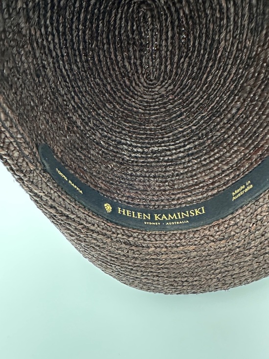 Helen Kaminski Brown Raffia Hat Fits like a small Excellent Like New main image 9